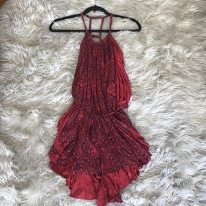 Free People Halter Flowy Top